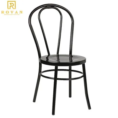 صندلی آهنی مشکی متال وین
