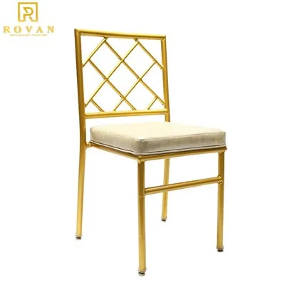 کیار ناهار خوری عروسی بامبو فلزی مصنوعی با پد